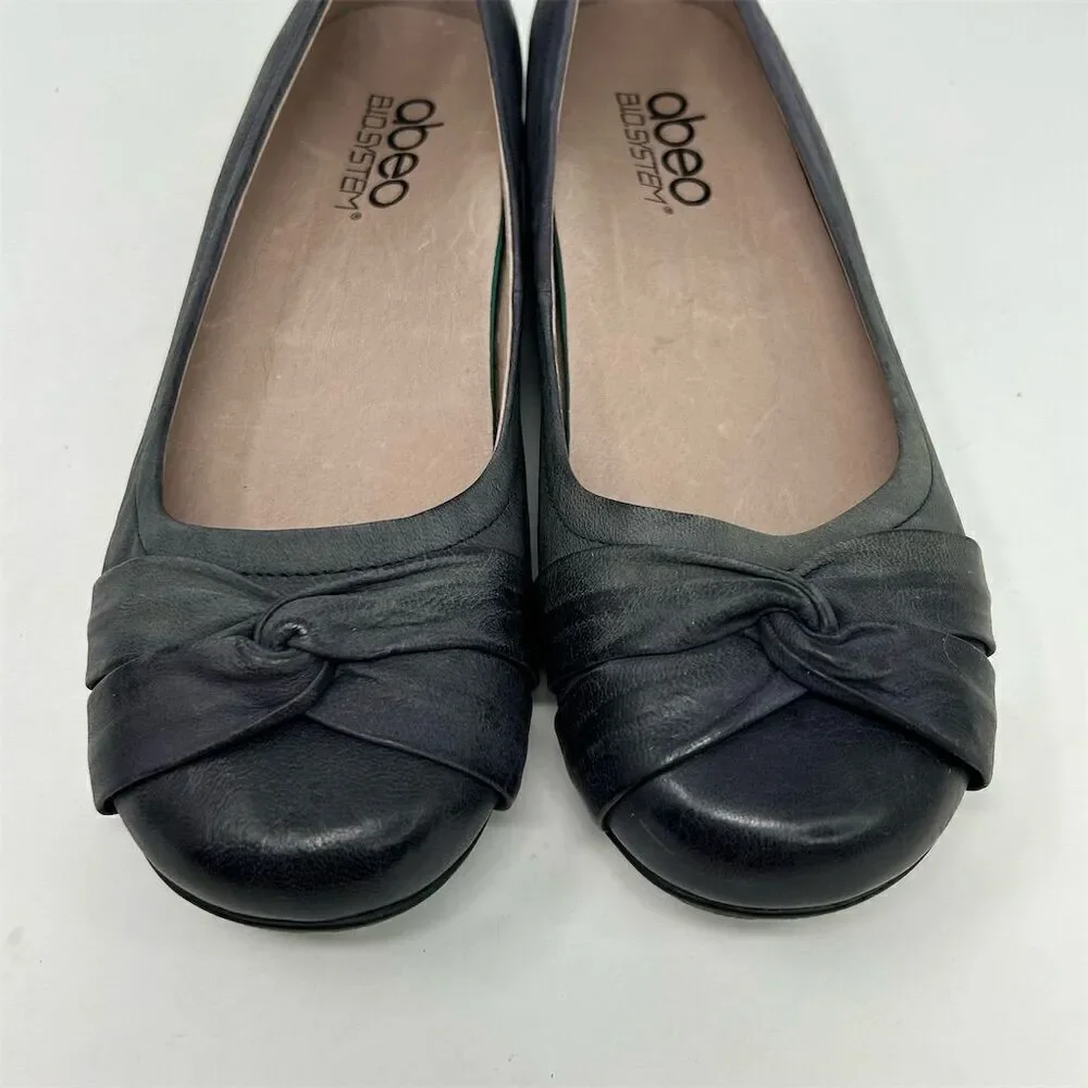 ABEO Terrie Women's Ballet Flats Black Gray Ombre Size 7 Neutral Casual Slip On